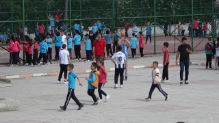 Tavşanlıda çocuklar geleneksel oyunlarla coştu