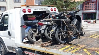 Tavşanlıda gece gündüz motosiklet takibi