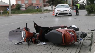 Tavşanlıda trafik kazası, 1 yaralı