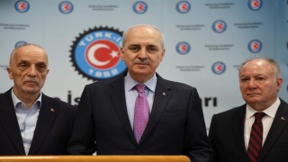 TBMM Başkanı Kurtulmuş, TÜRK-İŞi ziyaret etti