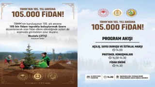TBMMnin 105.yılı anısına Erzurumda 105 bin fidan toprakla buluşacak