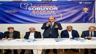 Tecde Mahallesinde Vatandaş soruyor, başkan cevaplıyor toplantısı