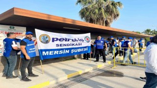 Tekfen Holdinge bağlı Toros Tarımda işçiler greve başladı