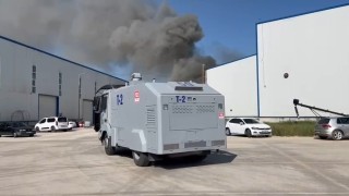 Tekirdağda fabrika yangını kontrol altına alındı