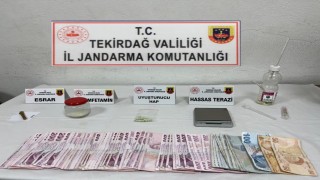 Tekirdağda jandarmadan zehir tacirlerine darbe: Çok sayıda uyuşturucu ele geçirildi