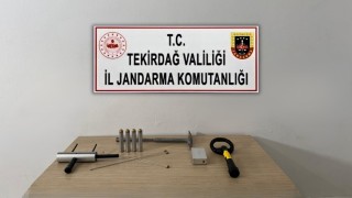 Tekirdağda kaçak kazıya jandarma baskını: 4 kişi suçüstü yakalandı