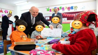 Termede minikler boyayarak ilçeyi tanıyacak