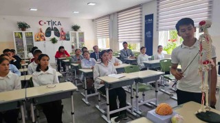 TİKAdan Kırgızistanda eğitime destek: Biyoloji sınıfı yenilendi