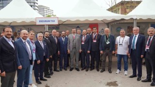 TOBB Başkanı Hisarcıklıoğlundan ETSO standına ziyaret