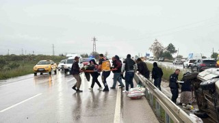 Tokatta iki otomobil çarpıştı: 5 kişi yaralandı