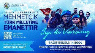 TSK Mehmetçik Vakfı, vekâleten kurban bağışı kabulüne başladı