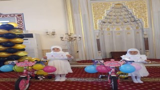 Türkelide minik hafızlara hatim programı