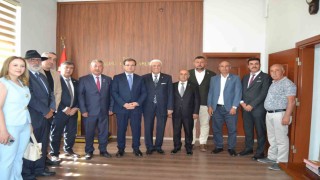 Türkiye Muhtarlar Federasyonu Genel Başkanı Salihlide temaslarda bulundu