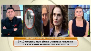 Ünlü sanatçı Nur Sürer, Şişlideki cinayet anlarını canlı yayında anlattı