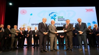 Uşak Üniversitesinin Spor Dostu Kampüs projesine YÖKten ödül