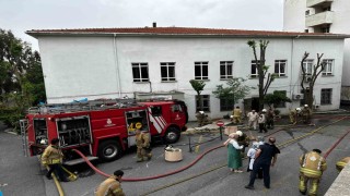 Üsküdar Devlet Hastanesinde ecza deposunda yangın