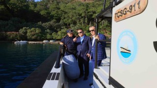 Vali Akbıyık Fethiye-Göcek koylarında incelemelerde bulundu
