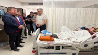 Vali Aydoğdu, hastanede tedavi gören hastalara ziyarette bulundu