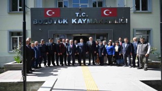 Vali Aygölden Bozüyüke veda ziyareti