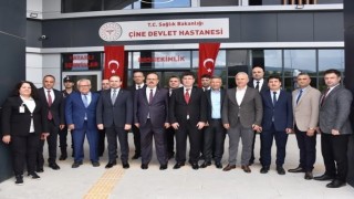 Vali Canbolat, Çine Devlet Hastanesi yeni hizmet binasında incelemelerde bulundu