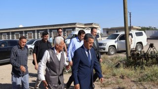 Vali Ekici, İdilde yol çalışmasını denetledi