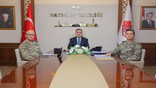 Vali Eldivan VKS üzerinden yapılan Asayiş ve Güvenlik Toplantısına katıldı