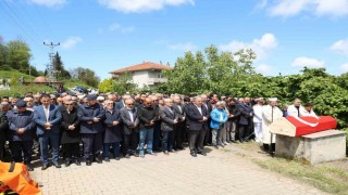 Vali Hacıbektaşoğlu, polis memuru Ertunç Gülün cenaze törenine katıldı