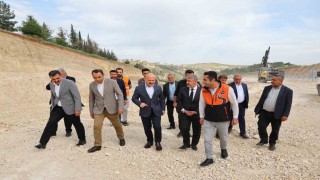Vali Varol, Besni çevre yolunda incelemelerde bulundu