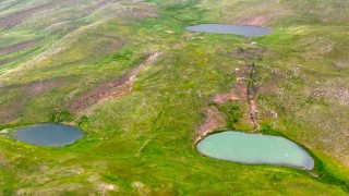 Vanda 2 bin 700 rakımdaki Yıldız Gölleri görüntülendi