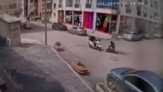 Yaşlı adamın hayatını kaybettiği kazanın görüntüleri ortaya çıktı