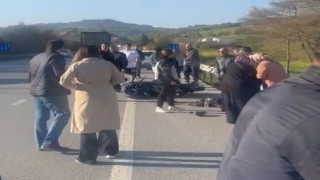 Yenişehirde kontrolden çıkan motosiklet devrildi: 1 ölü, 1 yaralı