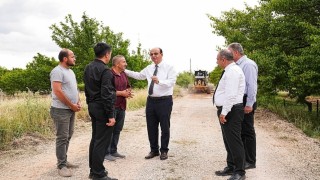 Yeşilyurt Belediyesi kırsal yollar için seferberlik başlattı