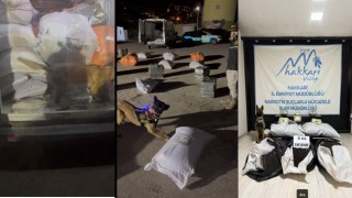 Yüksekovada kargo aracında 6 kilo skunk ele geçirildi