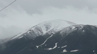 Yüksekovada sağanak ve kar yağışı etkili oldu