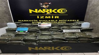 126 kilogram insan yiyen uyuşturucu, İzmirde ele geçirildi