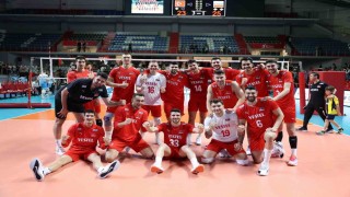 A Milli Erkek Voleybol Takımı, Slovenyayı mağlup etti