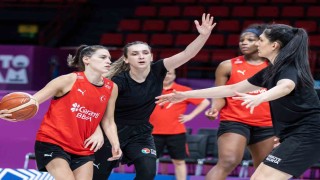 A Milli Kadın Basketbol Takımı, Litvanya maçı hazırlıklarını tamamladı