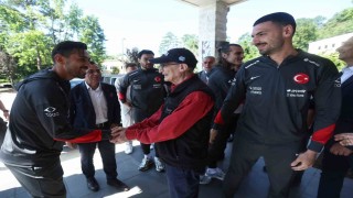 A Milli Takımdan Aziz Sancara ziyaret