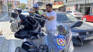 Abart egzozlu motosikletliye 9 bin 267 lira ceza