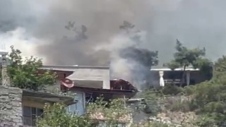 Adana Fekede ev yangını: Orman ve itfaiye ekipleri söndürdü