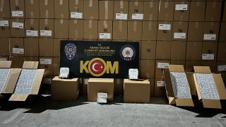 Adana'da 6,5 Milyon Makaron Ele Geçirildi: 2 Şüpheli Gözaltında