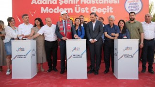 Adana’da Bir İlk: Yürüyen Merdivenli ve Asansörlü Üst Geçidin Temeli Atıldı
