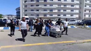 Ağrıda solunum sıkıntısı yaşayan bebek helikopter ambulansla Tatvana sevk edildi