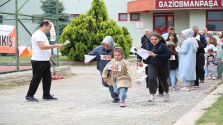 Aileler TOGÜ kampüsünde eğlenerek spor yaptı