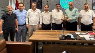 AK Parti Heyetinden Düziçi Belediye Başkanı İba’ya Nezaket Ziyareti