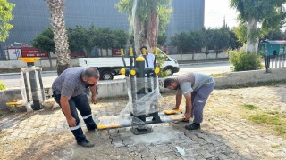 Akdeniz Belediyesi park ve yeşil alanlarda çalışmalarını hızlandırdı
