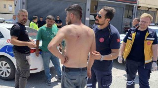 Aksarayda keser ve sopalı kavga: 1 yaralı