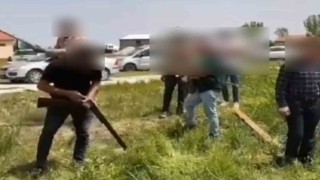Aksarayda magandaların evinden cephanelik çıktı