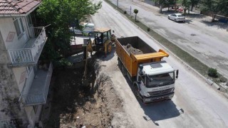 Alternatif hastane yolu için Erbaada yol yenileme çalışmaları başladı