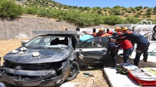 Amasyada deprem tatbikatı yapıldı